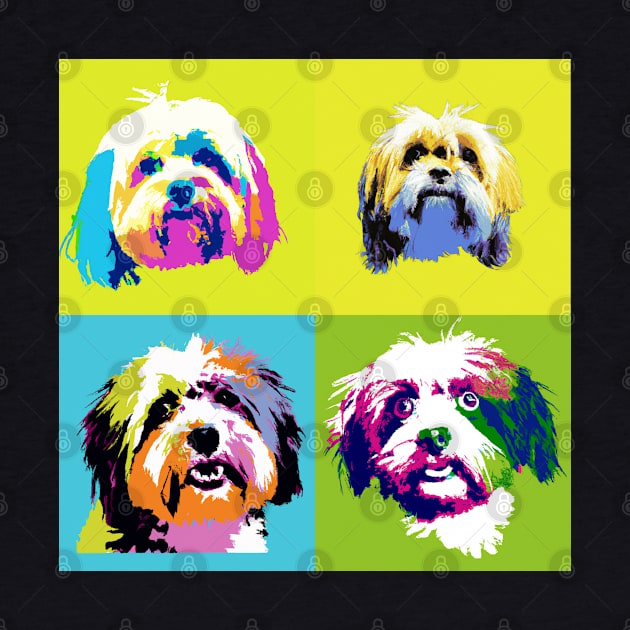 Havanese Pop Art - Dog Lover Gifts by PawPopArt